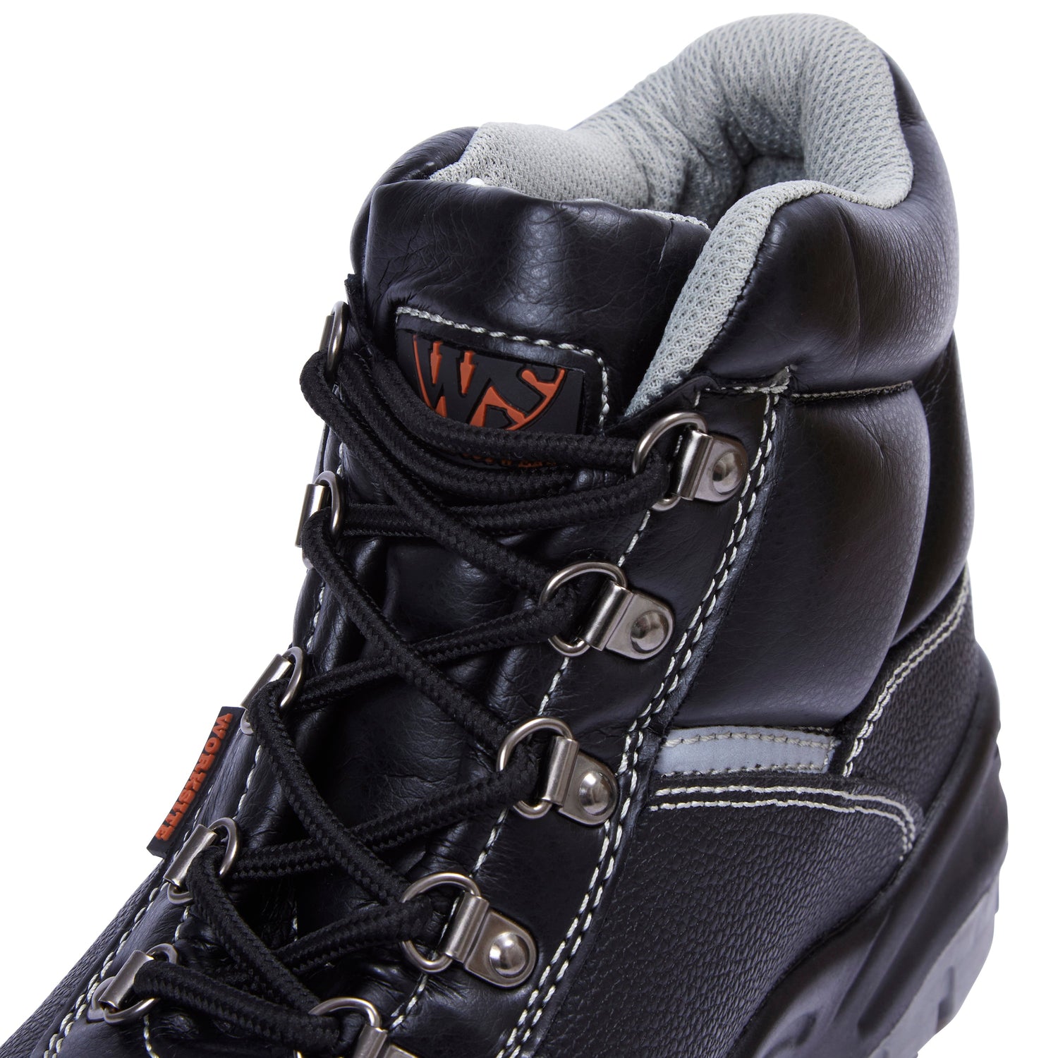 Work Site - Black All Terrain Safety Boot - - Customisable Footwear