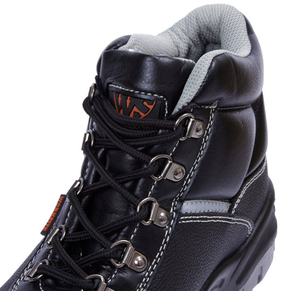 Work Site - Black All Terrain Safety Boot - - Customisable Footwear