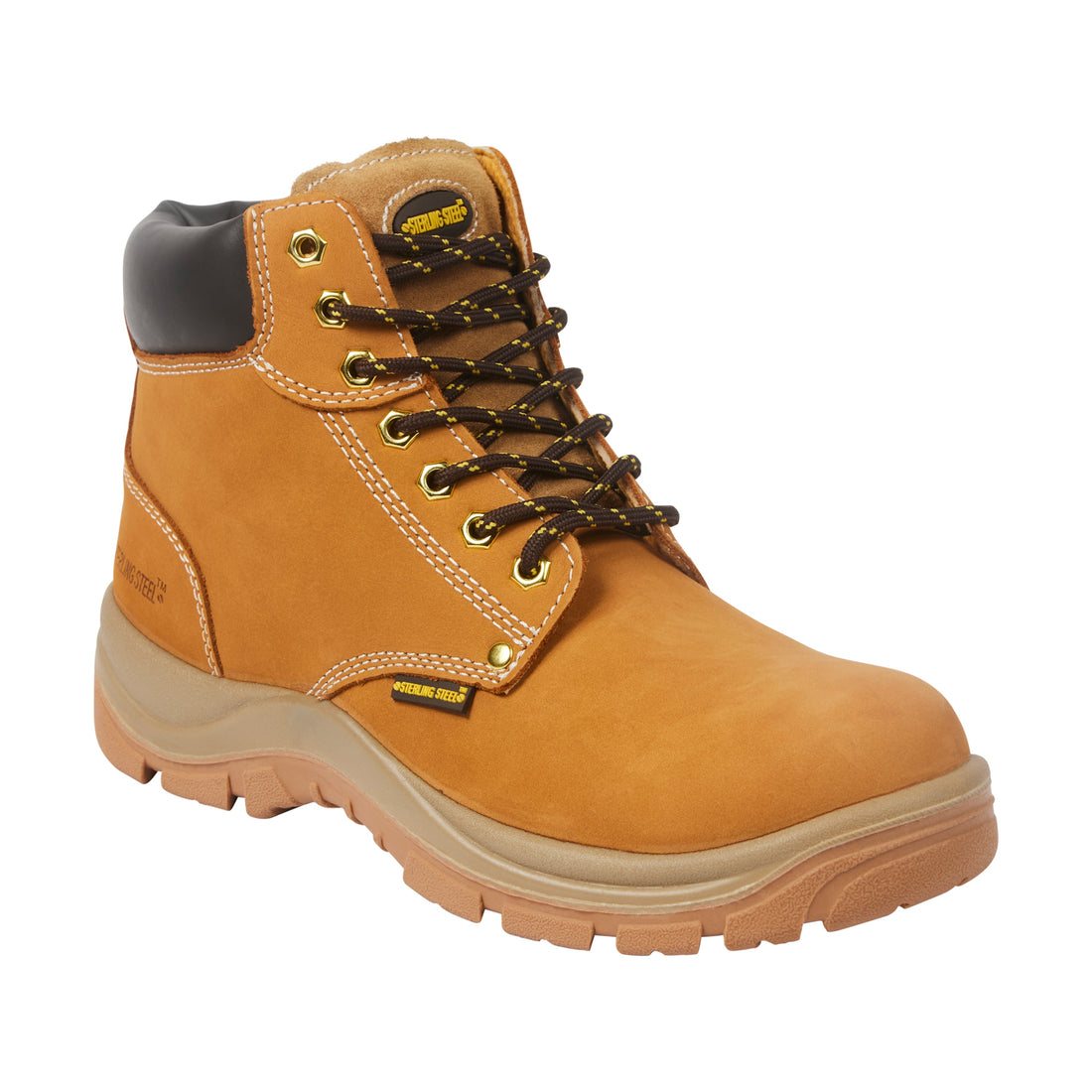 Sterling Steel - Wheat 6 Eye Hiker Boot - Honey - Customisable Footwear