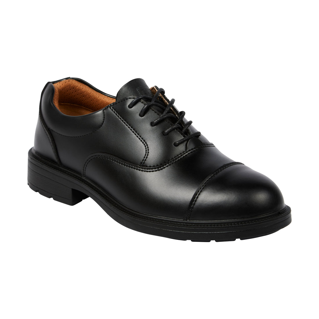 City Knights - Black Oxford Safety Shoe - Black - Customisable Footwear