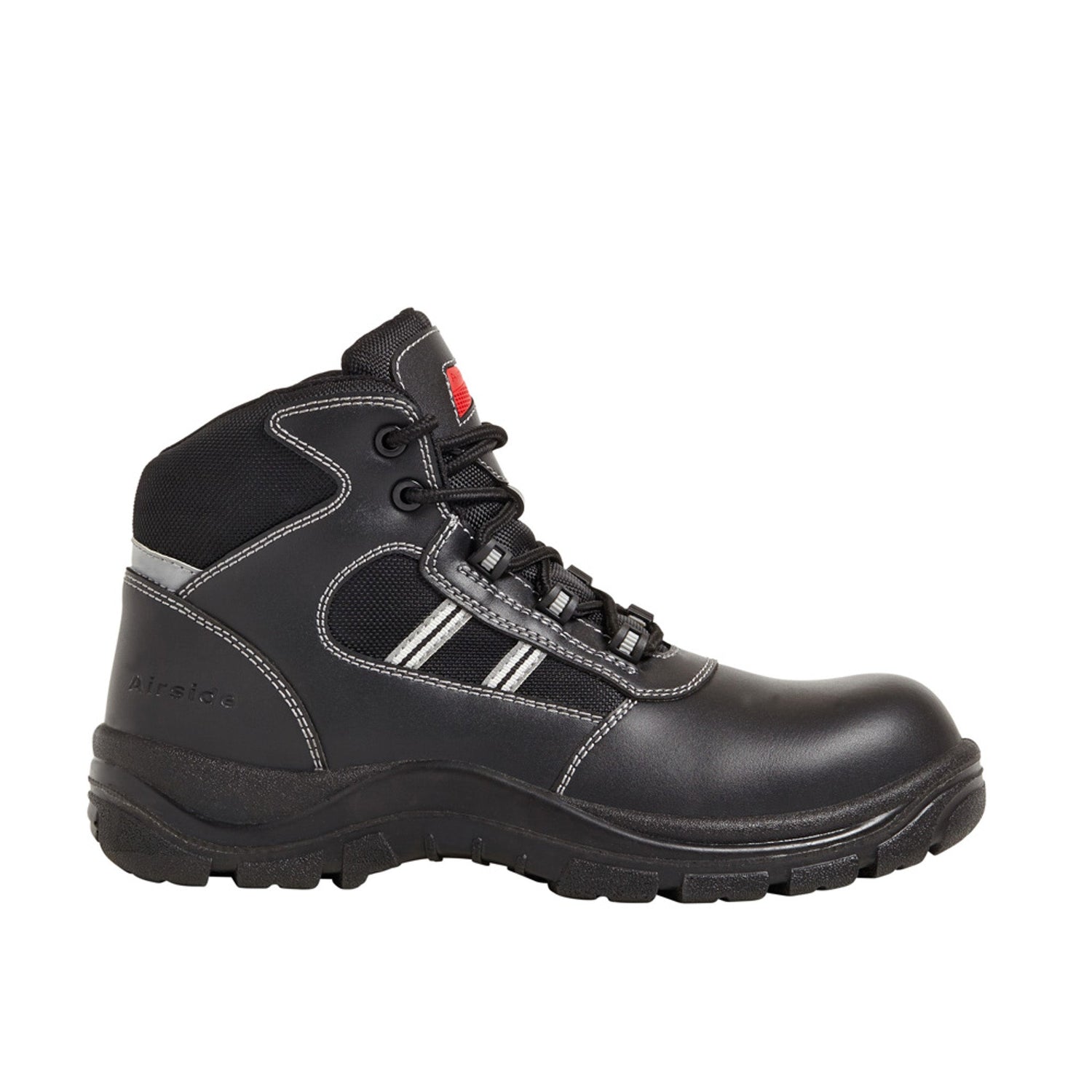 Airside - Black Non-Metallic Safety Hiker - - Customisable Footwear