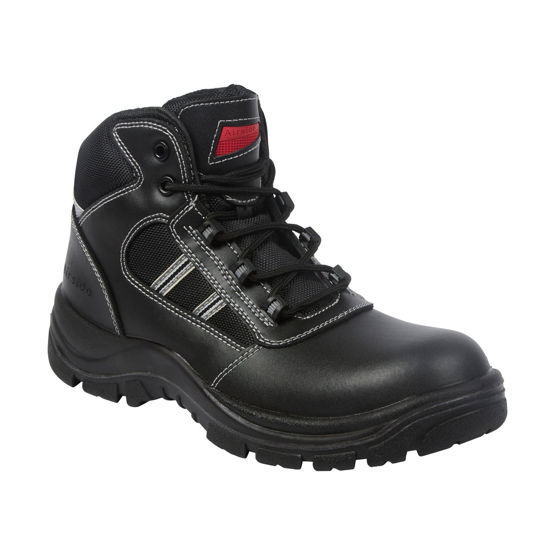 Airside - Black Non-Metallic Safety Hiker - Black - Customisable Footwear