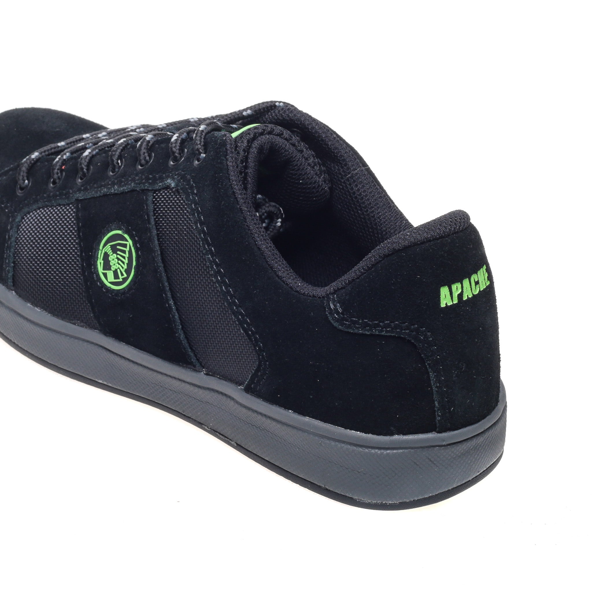 Apache - Black Suede Cup Sole Safety Trainer - - Customisable Safety Trainers
