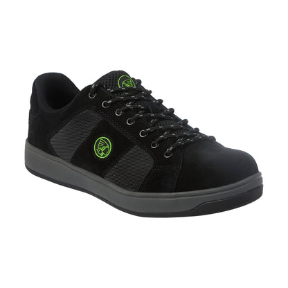 Apache - Black Suede Cup Sole Safety Trainer - Black - Customisable Safety Trainers