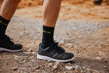 Apache - Vault - Black Lightweight Sports Trainer - - Customisable Safety Trainers