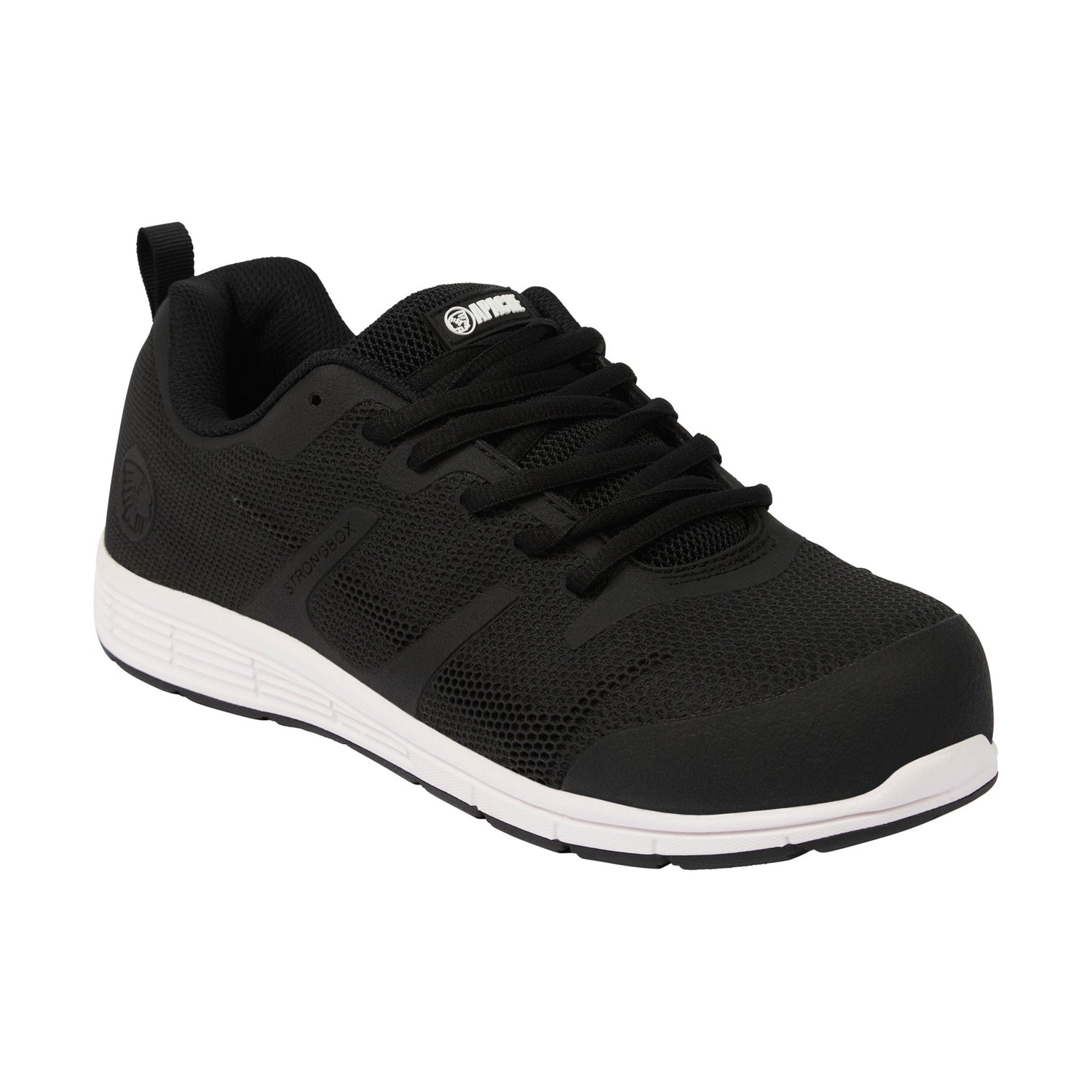 Apache - Vault - Black Lightweight Sports Trainer - Black - Customisable Safety Trainers