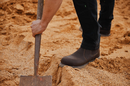 Apache - Brown Water Resistant Dealer Boot - - Customisable Boots