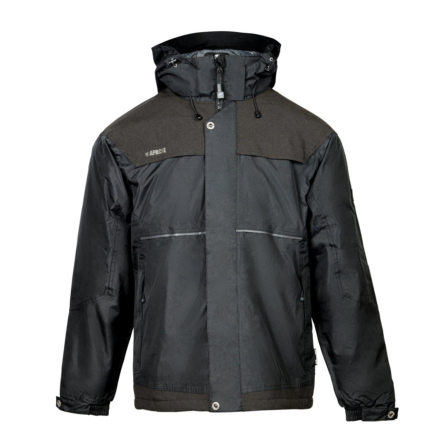 Apache - ATS WATERPROOF JACKET Waterproof Padded Jacket - Black - Customisable Workwear
