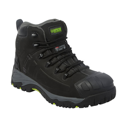 Apache - Mercury Non-Metallic Waterproof Safety Boot - Black - Black - Customisable Boots