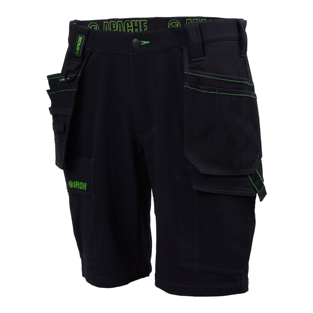 Apache - Whistler 4 way stretch short - Black - Customisable Shorts