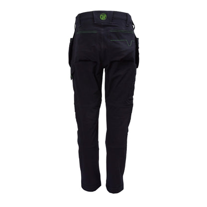 Apache - Calgary Black 4 way stretch trouser - - Customisable Trousers