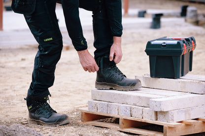 Apache - Side Zip Black Waterproof Boot - GTS Outsole - - Customisable Boots