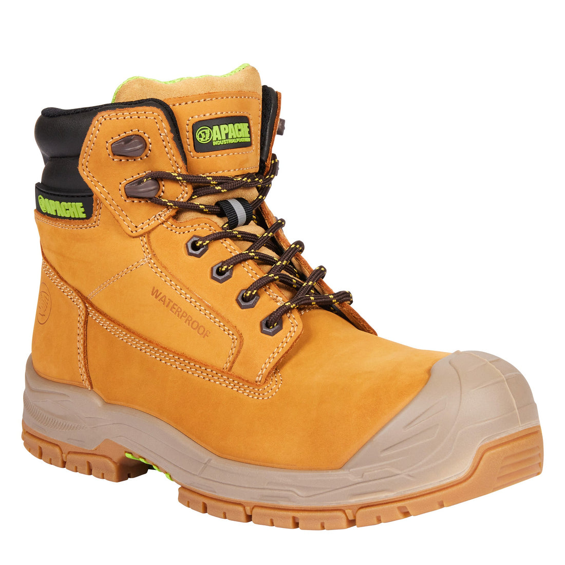 Apache - Wheat Waterproof Safety Boot - GTS Outsole - Wheat - Customisable Footwear