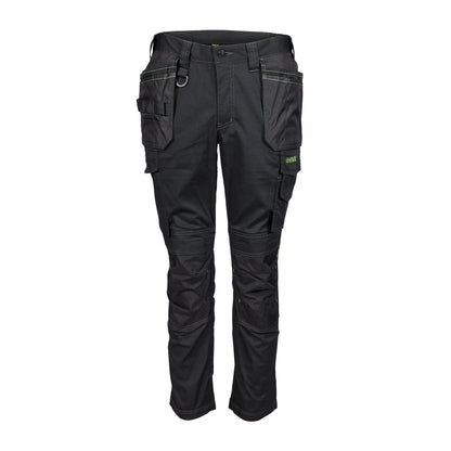 Apache - Stretch Slim Fit Holster Pocket Trouser - Black - Customisable Workwear