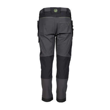 Apache - Calgary Grey / Black 4 way stretch trouser - - Customisable Workwear