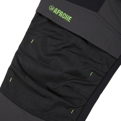 Apache - Calgary Grey / Black 4 way stretch trouser - - Customisable Workwear