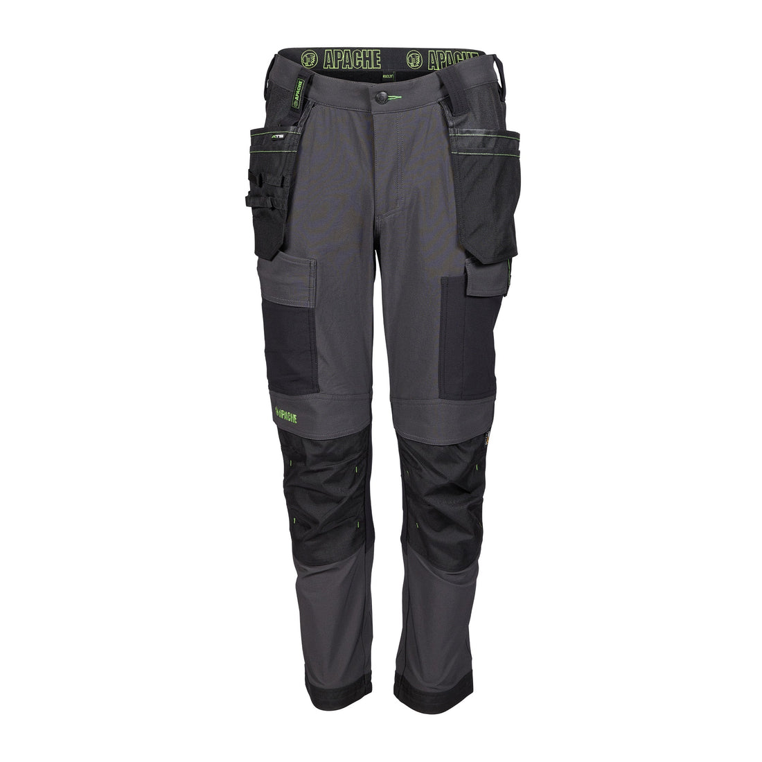 Apache - Calgary Grey / Black 4 way stretch trouser - Grey Black - Customisable Workwear