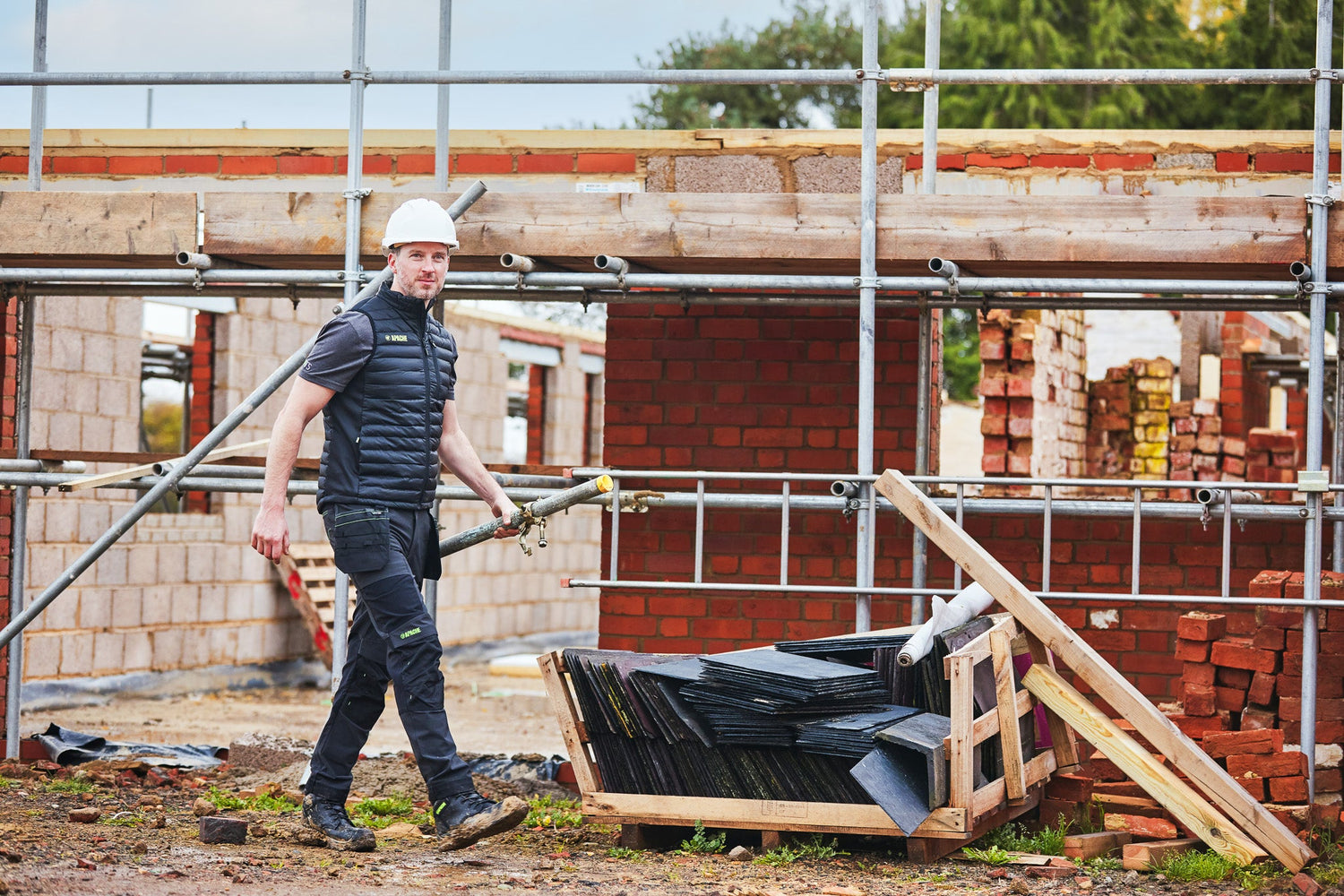 Apache - GRS Certified Recycled Leather Safety Boot - - Customisable Footwear