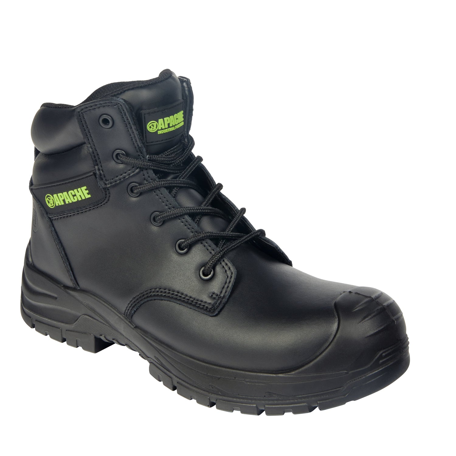 Apache Edmonton Waterproof Composite Safety Boot - Black - Customisable Footwear