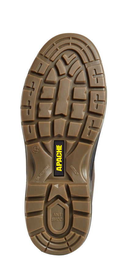 Apache - Brown Safety Dealer Boot - - Customisable Boots
