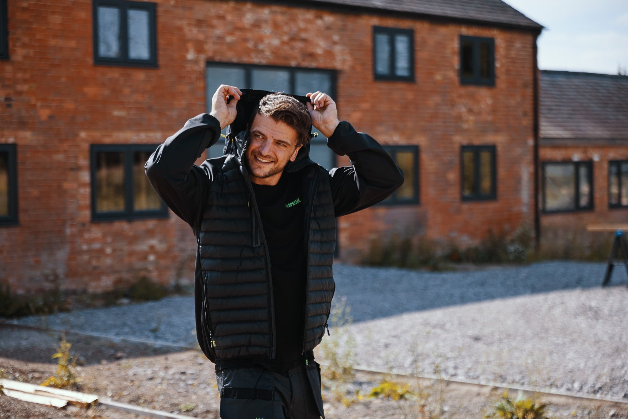 Apache - Apache Hybrid Jacket with Foldaway Hood - - Customisable Workwear