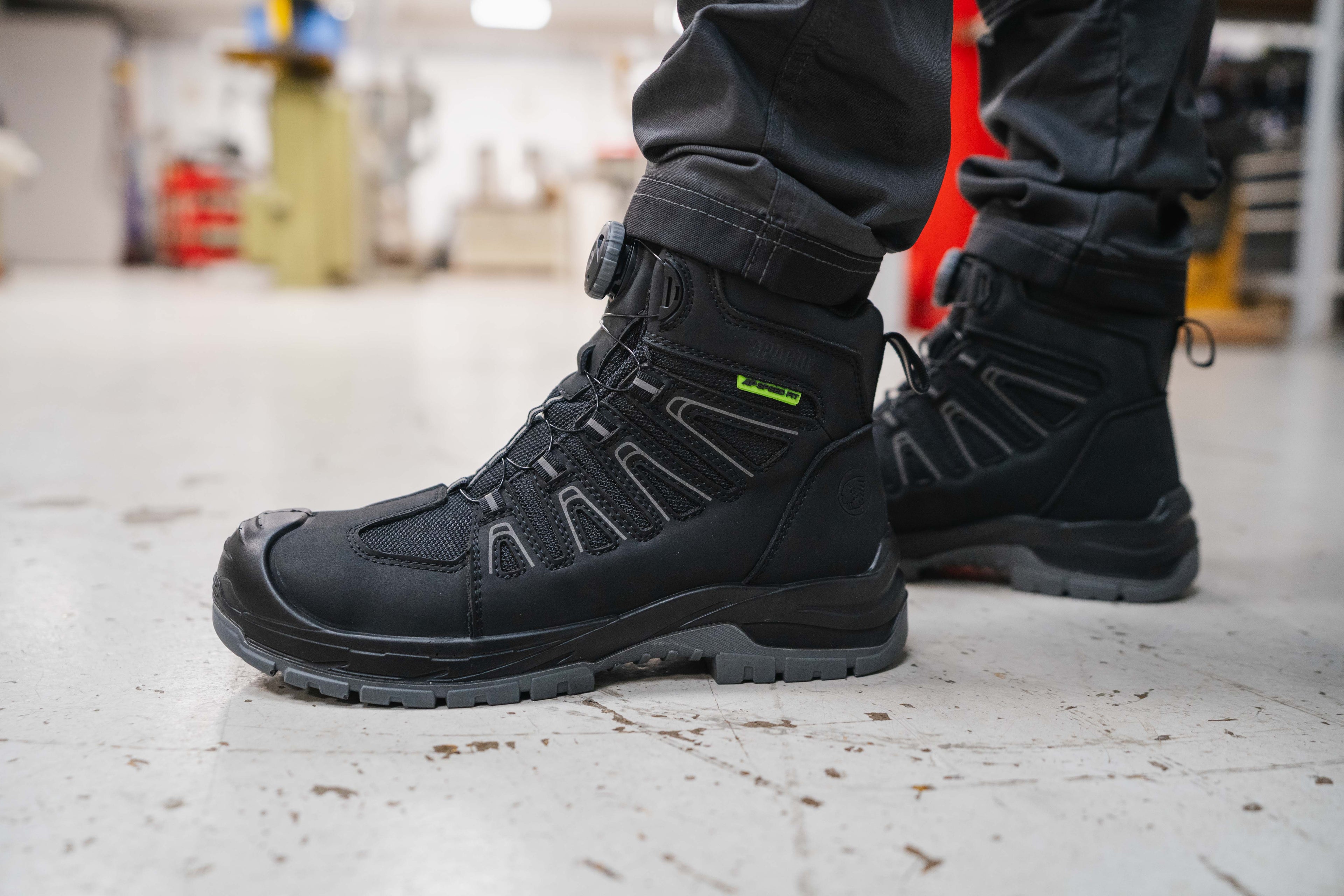 Apache - Fort FITGO GRS Recycled Leather Waterproof Safety Boot ESD - - Customisable Footwear