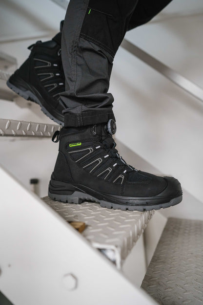 Apache - Fort FITGO GRS Recycled Leather Waterproof Safety Boot ESD - - Customisable Footwear