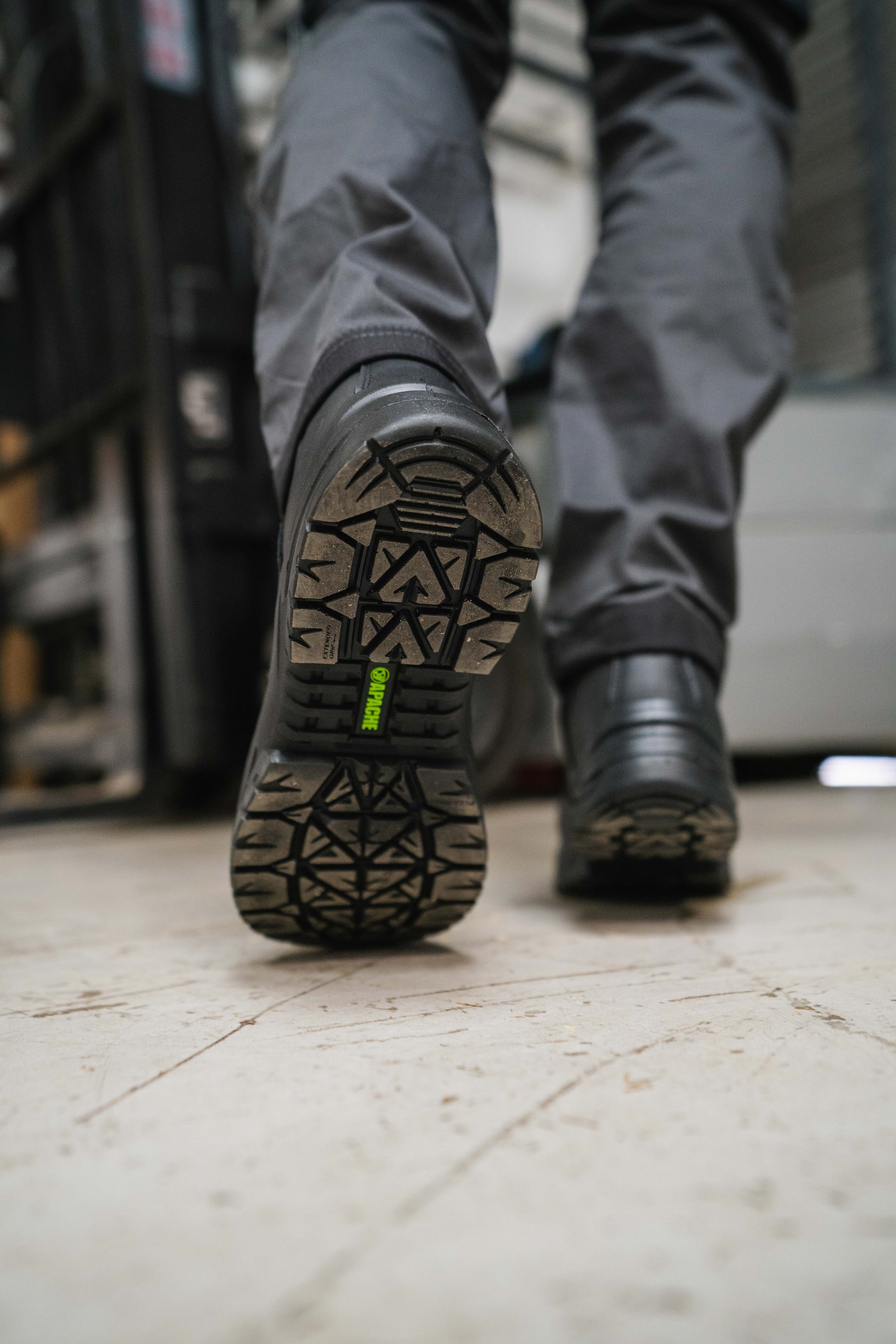 Apache - Brooks Recycled Leather Black Dealer Boot - - Customisable Footwear