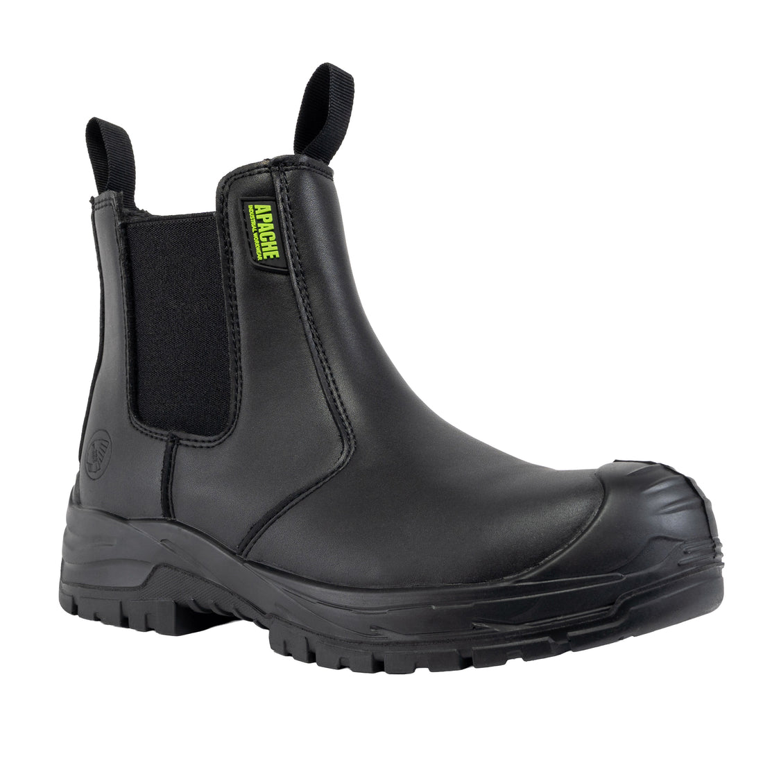 Apache - Brooks Recycled Leather Black Dealer Boot - Black - Customisable Footwear
