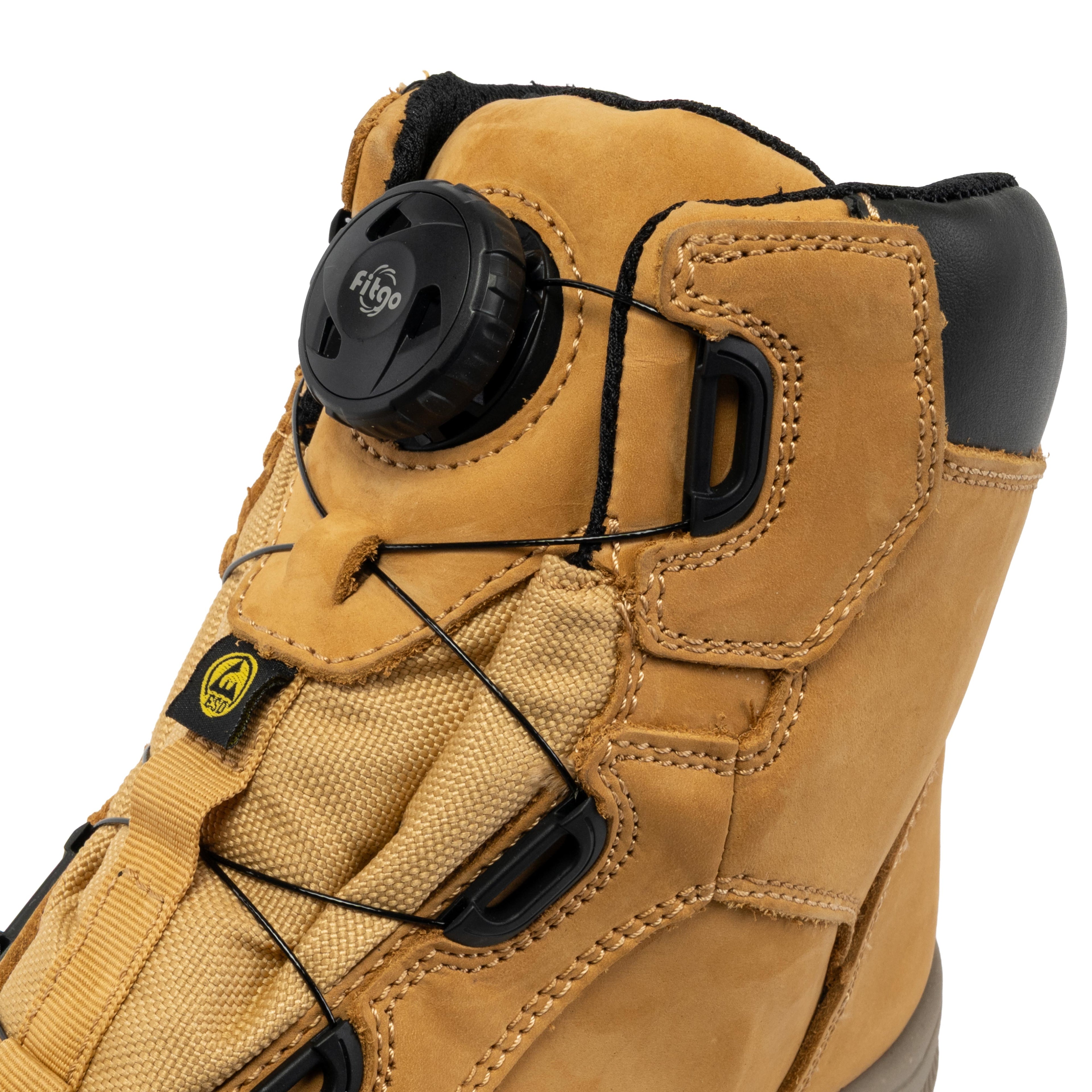 Apache - Churchill Wheat Waterproof FITGO Safety Boot ESD - - Customisable Footwear
