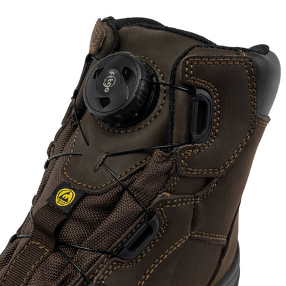 Apache - Churchill Brown Waterproof FITGO Safety Boot ESD - - Customisable Footwear