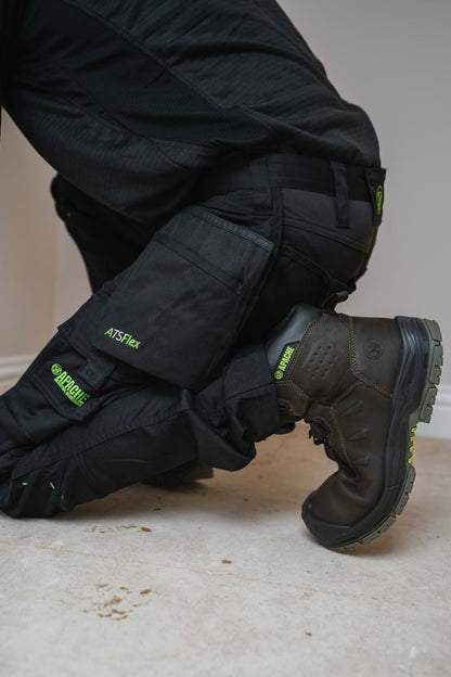 Apache - Churchill Brown Waterproof FITGO Safety Boot ESD - - Customisable Footwear