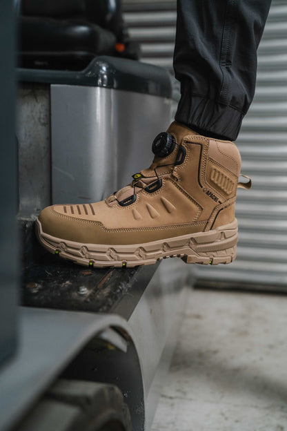 Apache - Stonehenge Stone FITGO Safety Boot with Rebound EVA midsole &amp; ESD - - Customisable Footwear