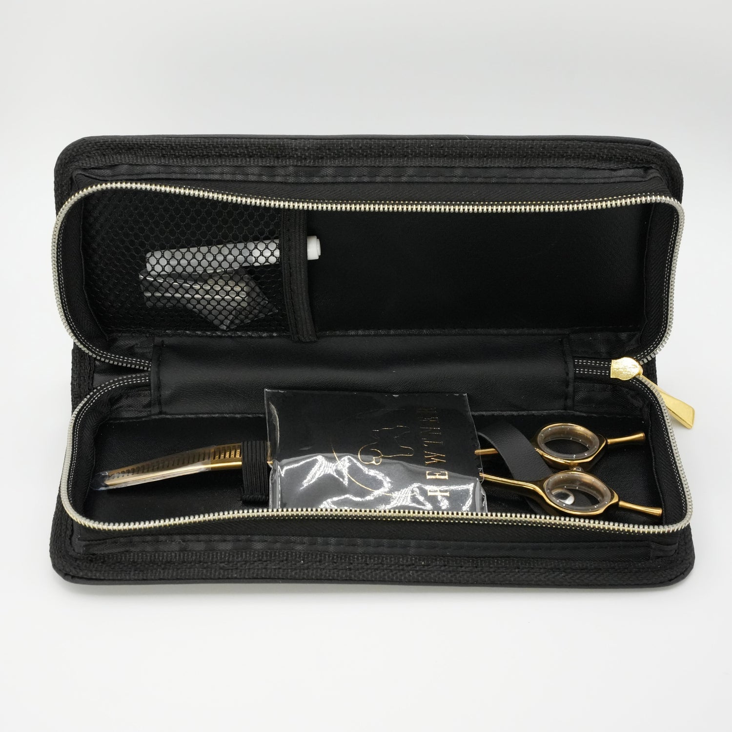 Gold Artisan Curved Thinners - Gold Dog Grooming Scissors - - Customisable Shears