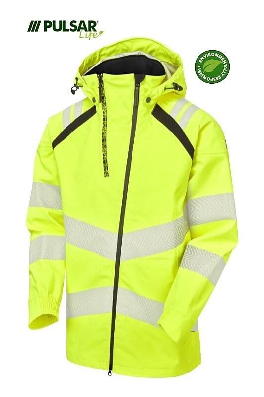 Pulsar LIFE GRS Mens Shell Jacket LFE909 - Yellow - Customisable Jacket