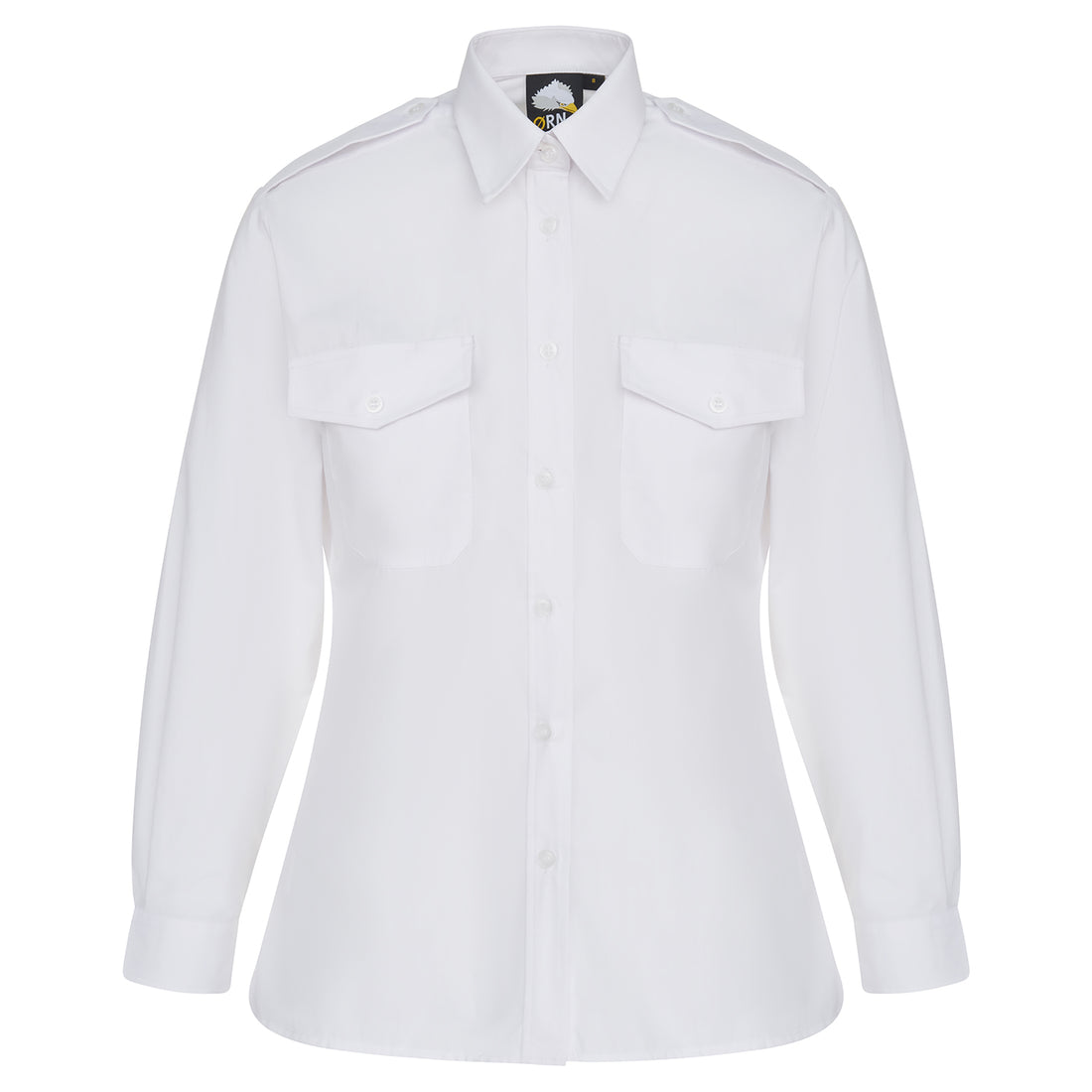 Orn The Classic L/S Pilot Blouse - White - 5860 - White - Customisable Shirts &amp; Blouses
