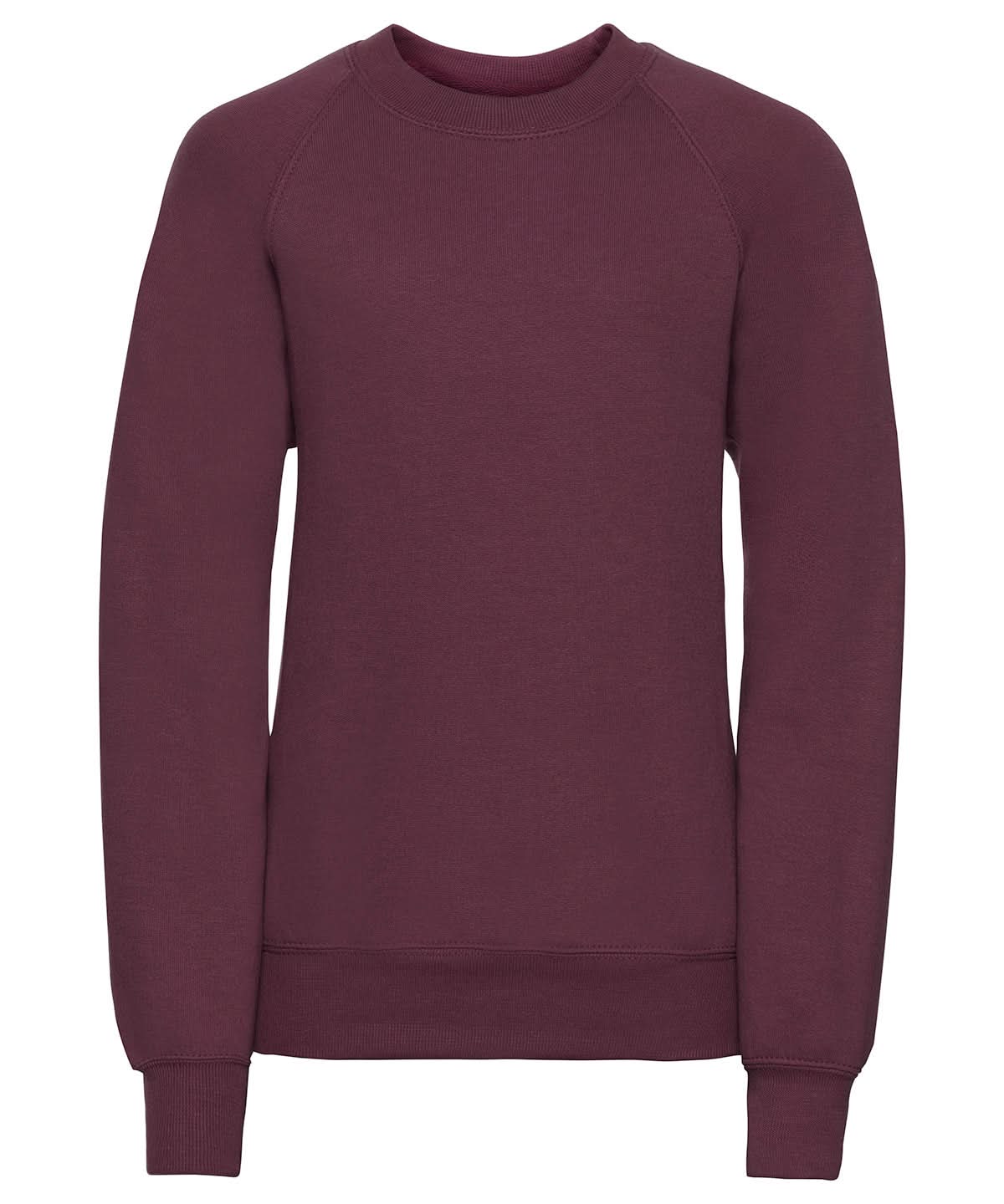 Russell Europe Kids raglan sleeve sweatshirt 7620B - Burgundy - Customisable Sweatshirts