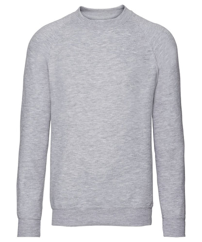 Russell Europe Kids raglan sleeve sweatshirt 7620B - Light Oxford - Customisable Sweatshirts