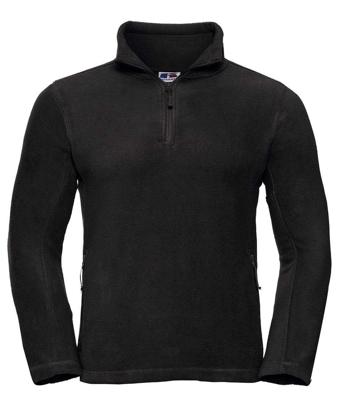 Russell Europe zip outdoor fleece 8740M - Black - Customisable Fleece