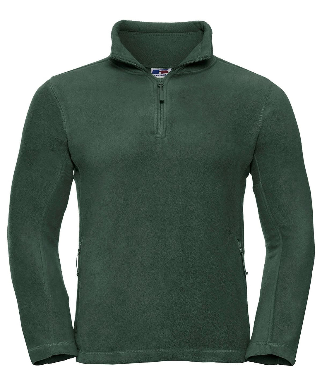 Russell Europe zip outdoor fleece 8740M - Bottle Green - Customisable Fleece