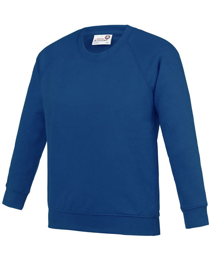AWDis Academy Kids Academy raglan sweatshirt AC01J - Academy Deep Royal - Customisable Sweatshirts