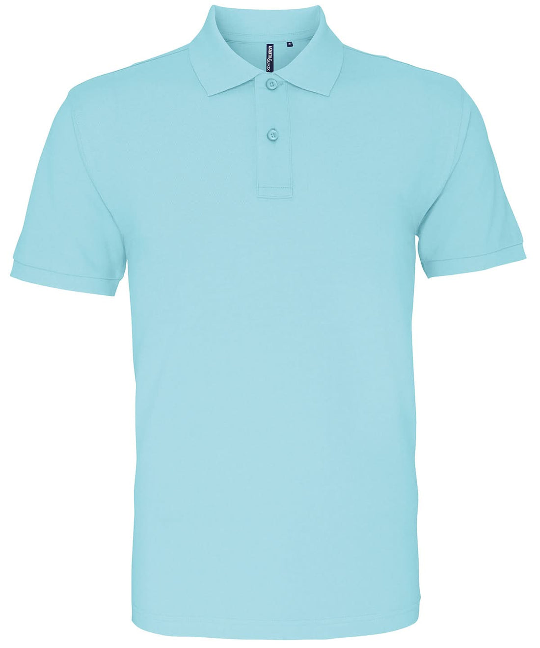 Asquith &amp; Fox Asquith Fox Mens Classic fit polo Bright Ocean AQ010 - Bright Ocean - Customisable Polos