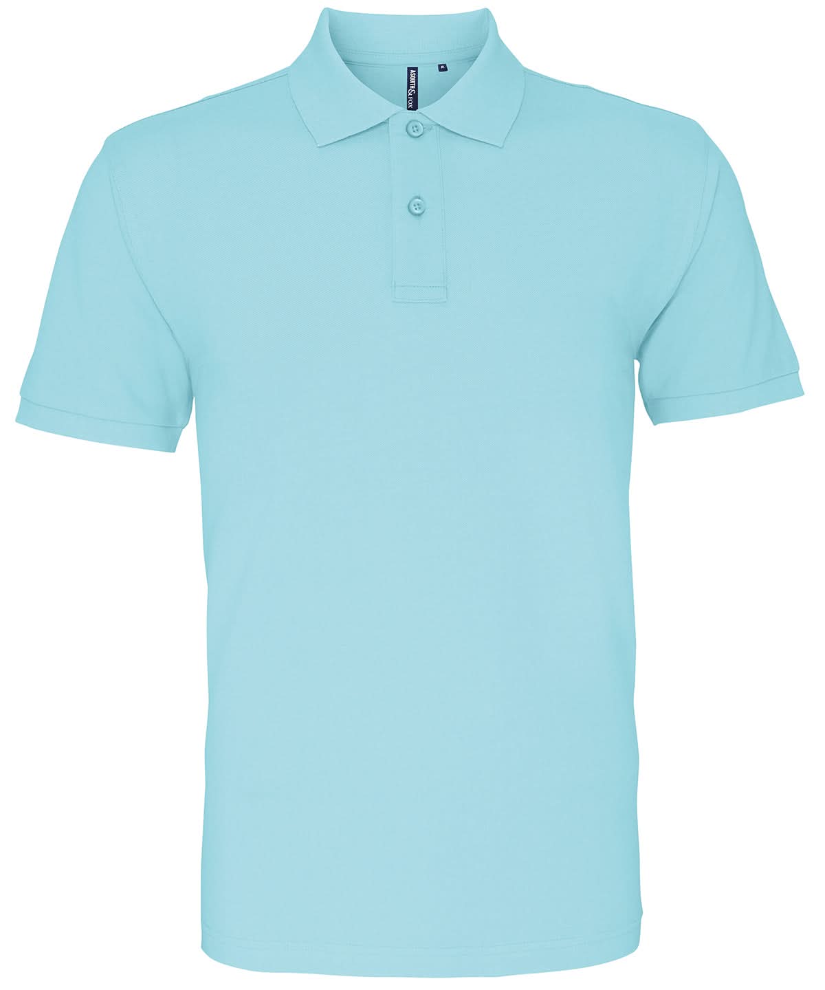 Asquith &amp; Fox Asquith Fox Mens Classic fit polo Bright Ocean AQ010 - Bright Ocean - Customisable Polos