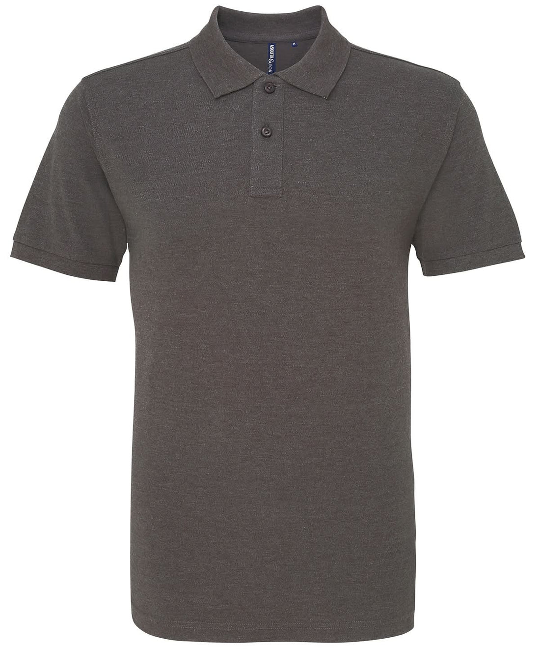 Asquith &amp; Fox Asquith Fox Mens Classic fit polo Charcoal AQ010 - Charcoal - Customisable Polos
