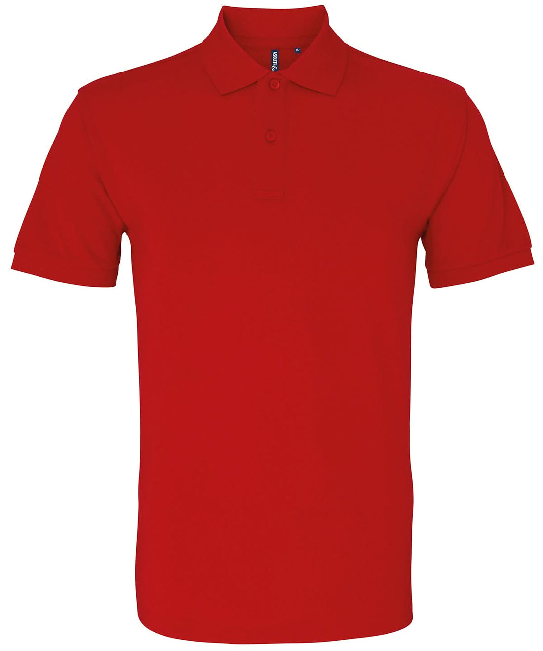 Asquith &amp; Fox Asquith Fox Mens Classic fit polo Cherry Red AQ010 - Cherry Red - Customisable Polos