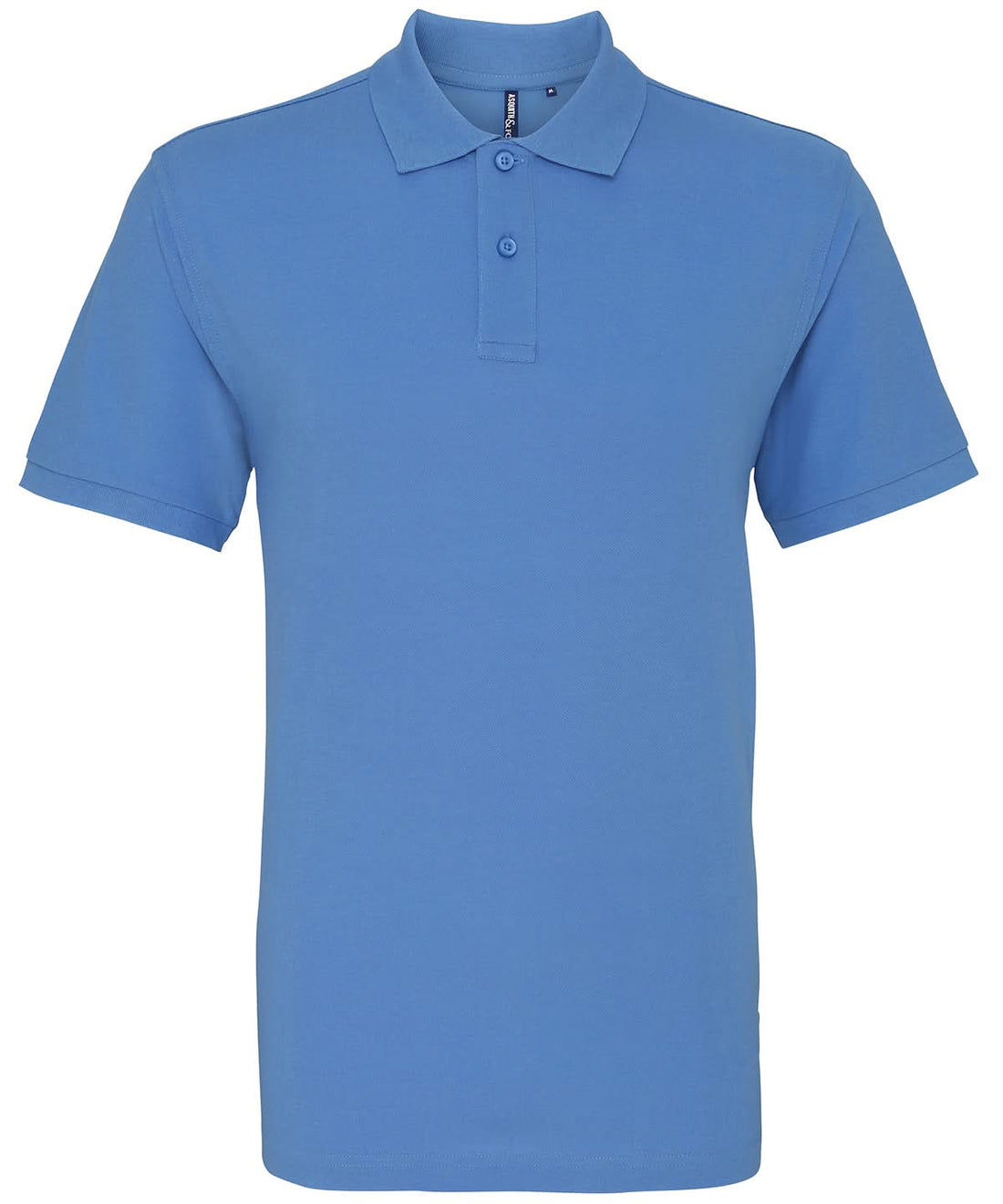 Asquith &amp; Fox Asquith Fox Mens Classic fit polo Cornflower AQ010 - Cornflower - Customisable Polos