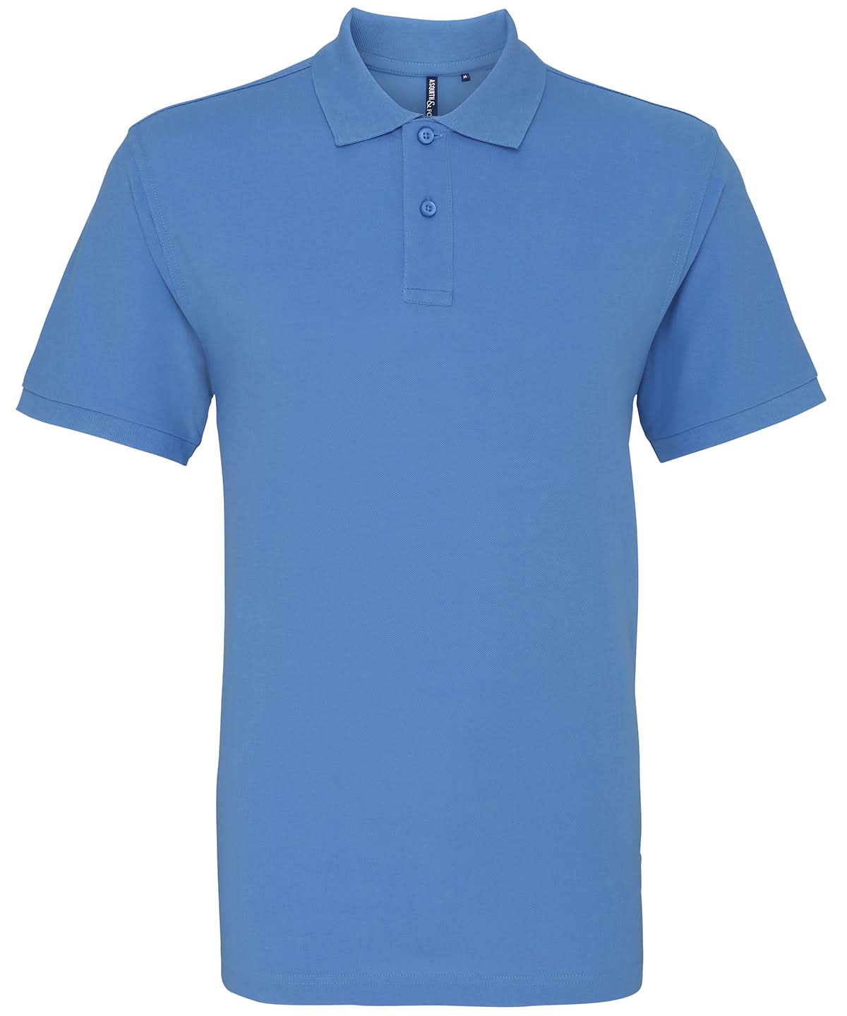 Asquith &amp; Fox Asquith Fox Mens Classic fit polo Cornflower AQ010 - Cornflower - Customisable Polos