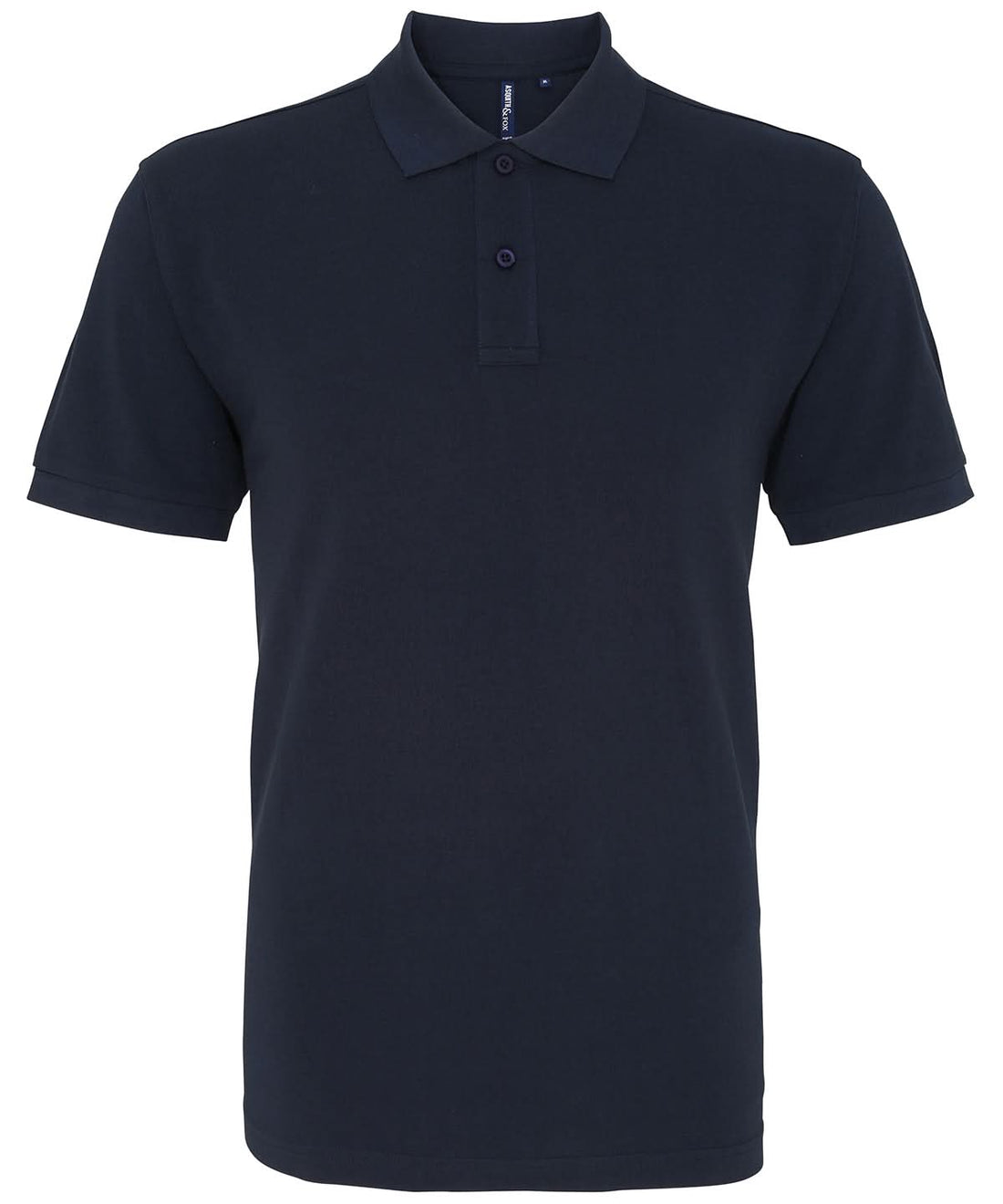Asquith &amp; Fox Asquith Fox Mens Classic fit polo French Navy AQ010 - French Navy - Customisable Polos