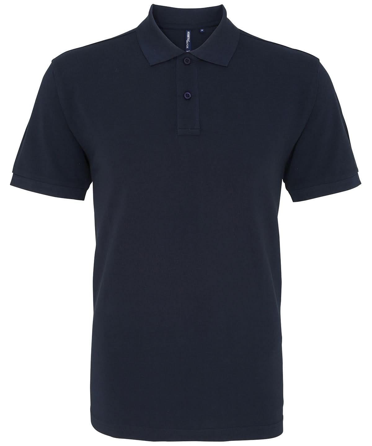 Asquith &amp; Fox Asquith Fox Mens Classic fit polo French Navy AQ010 - French Navy - Customisable Polos