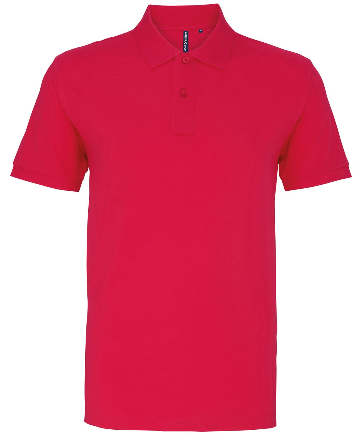 Asquith &amp; Fox Asquith Fox Mens Classic fit polo Hot Pink AQ010 - Hot Pink - Customisable Polos